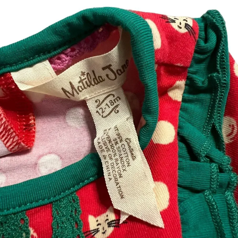 Matilda Jane 12-18m Make Believe Under The Tree Dress & Bloomers